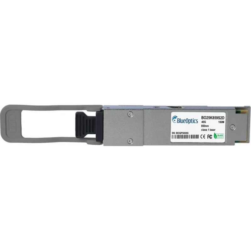 „BlueOptics“ QSFP siųstuvas-imtuvas ATYW-BO, 40GBASE-SR2-BIDI, LC dvipusis, daugiamodė 832–918 nm, 0–70 °C