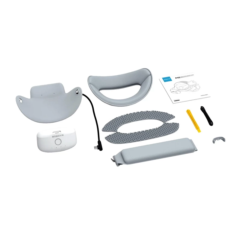 Baterijos pagalbinis dirželis BOBOVR P4S, skirtas Pico 4 Ultra – ergonominis reguliuojamas atraminis dirželis