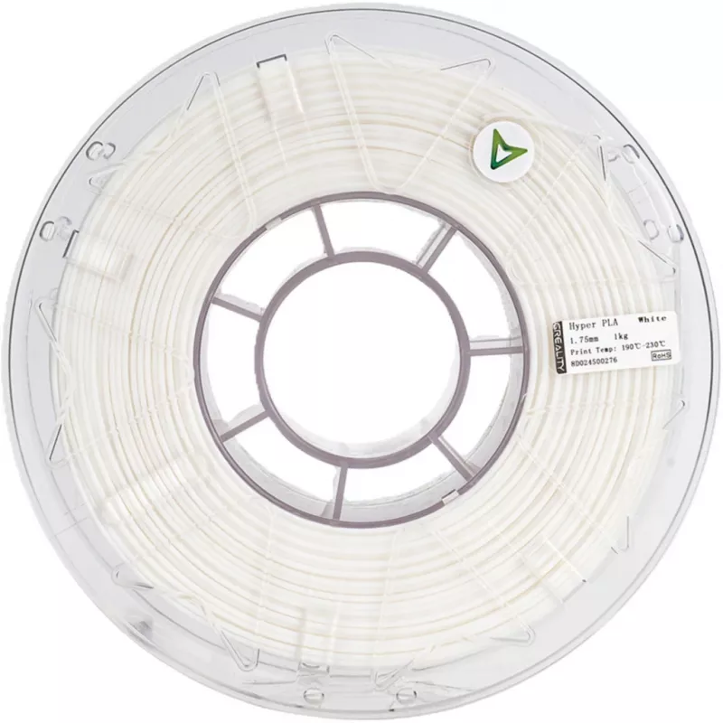 3D spausdinimo medžiaga Creality 3D 3301010405 Polipieno rūgštis PLA Balta 1 kg
