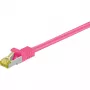 Tinklo kabelis Goobay RJ-45 CAT7 2 m purpurinis S/FTP