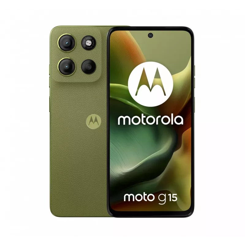 Motorola moto g15 17.1 cm (6.72 inch) Dual SIM Android 15 4G USB Type-C 8 GB 128 GB 5200 mAh Žalia