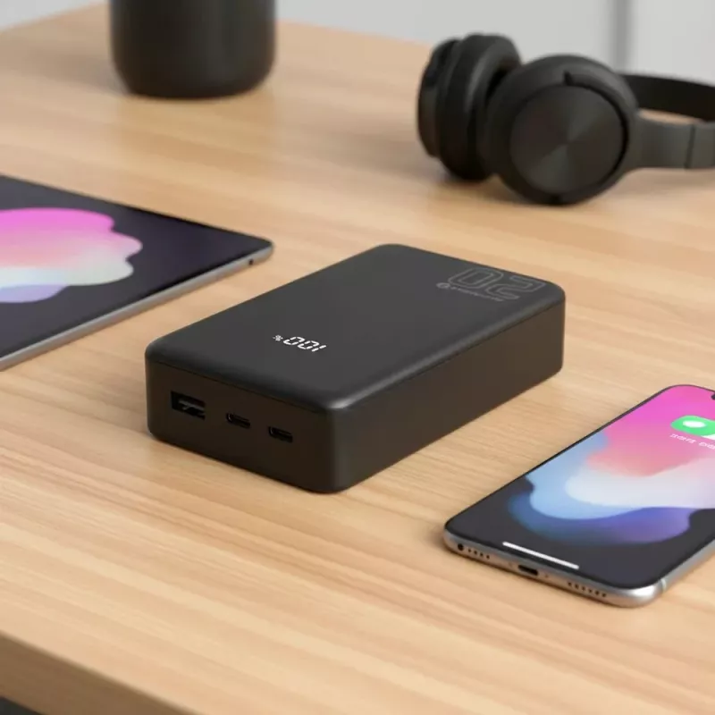 Išorinė baterija everActive EB-22QB 20 000 mAh, 2× USB-C 20 W, Quick Charge 4.0