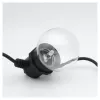 LED lempučių girlianda RealPower 463614 12 lempučių šilta balta 4,9 m maitinama baterijomis (AA)