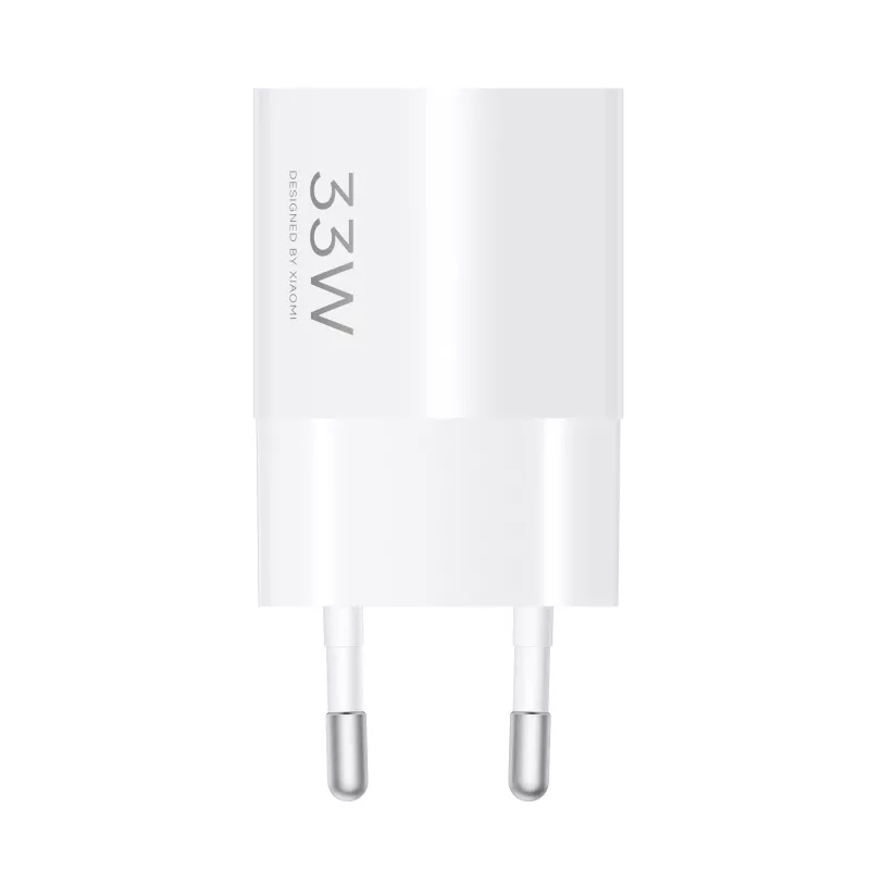 Xiaomi 33W Nano USB-C ES maitinimo adapteris — 33 W USB-C išvestis telefonams ir planšetėms