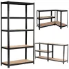 Extralink Metal Storage Rack 180x90x40 Juoda