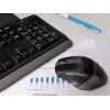 Belaidė pelė A4Tech FStyler 47478 2.4G Nano Pilka ergonomiško dizaino