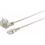 Maitinimo laidas S/CONN 60006 juodas 1,8 m CEE 7/7 C13 mova