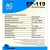 USB Wi‑Fi / Bluetooth adapteris INTER-TECH EP-119, Wi‑Fi 5 (802.11ac) dviejų dažnių 600 Mbit/s
