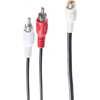 Garso kabelis RCA – 2 × RCA ShiverPeaks BS40052
