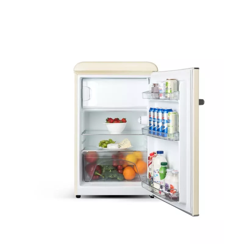 ETA | Šaldytuvas | ETA253590040E Storio retro | Energinio efektyvumo klasė E | Pastatomas | Šaldytuvas su šaldikliu | Aukštis 90 cm | Šaldytuvo naudingoji talpa 92 L | Šaldiklio naudingoji talpa 18 L | 38 dB |
