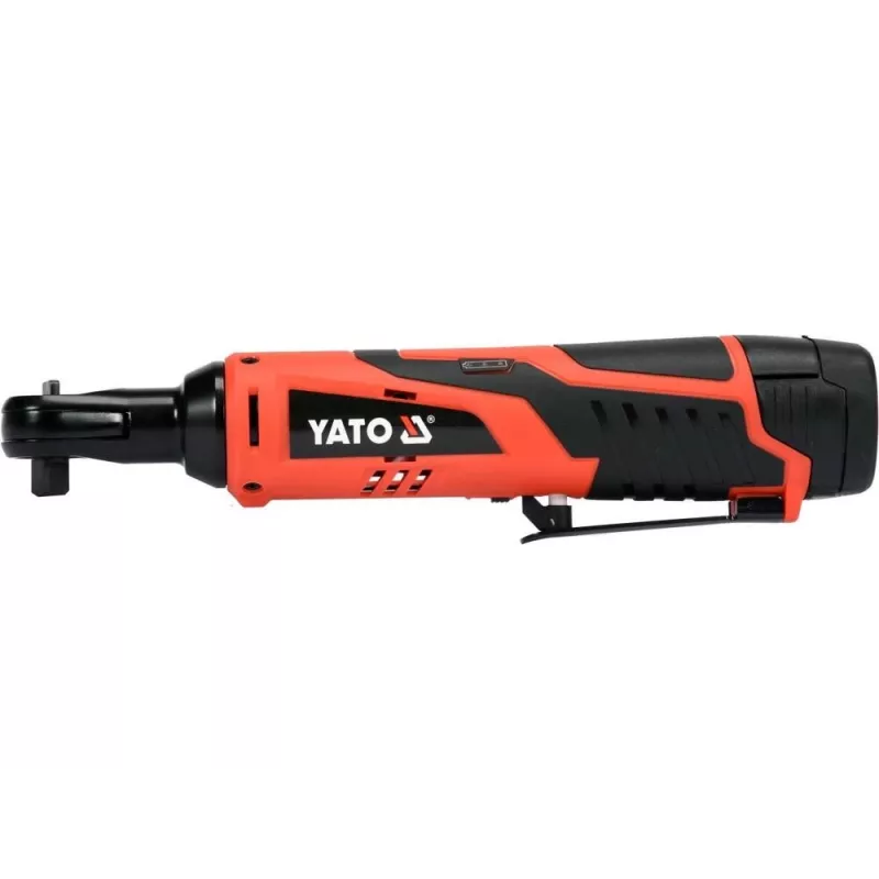 Akumuliatorinis smūginis reketas YATO YT-82902 12V, 200 Nm sukimo momentas, bešepetėlis variklis, 3/8 colio pavara