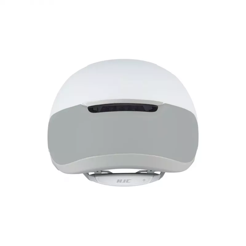 Dviračio šalmas HJC CALIDO White/Sidabrinė, dydis M (55–59 cm), in-mold, 4 ventiliacijos angos, SELFIT pritaikymas, 280 g