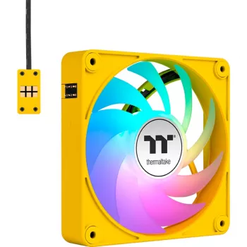 Thermaltake CT140 EX ARGB 140mm geltonos spalvos 3 vnt. korpuso ventiliatoriai