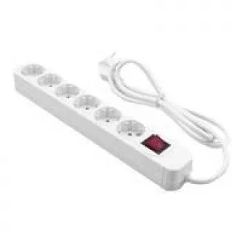 MRCS206 MEDIAR EXTENSION SOCKE 6 krypčių su jungikliu lizdo prailgintuvas (MRCS206)