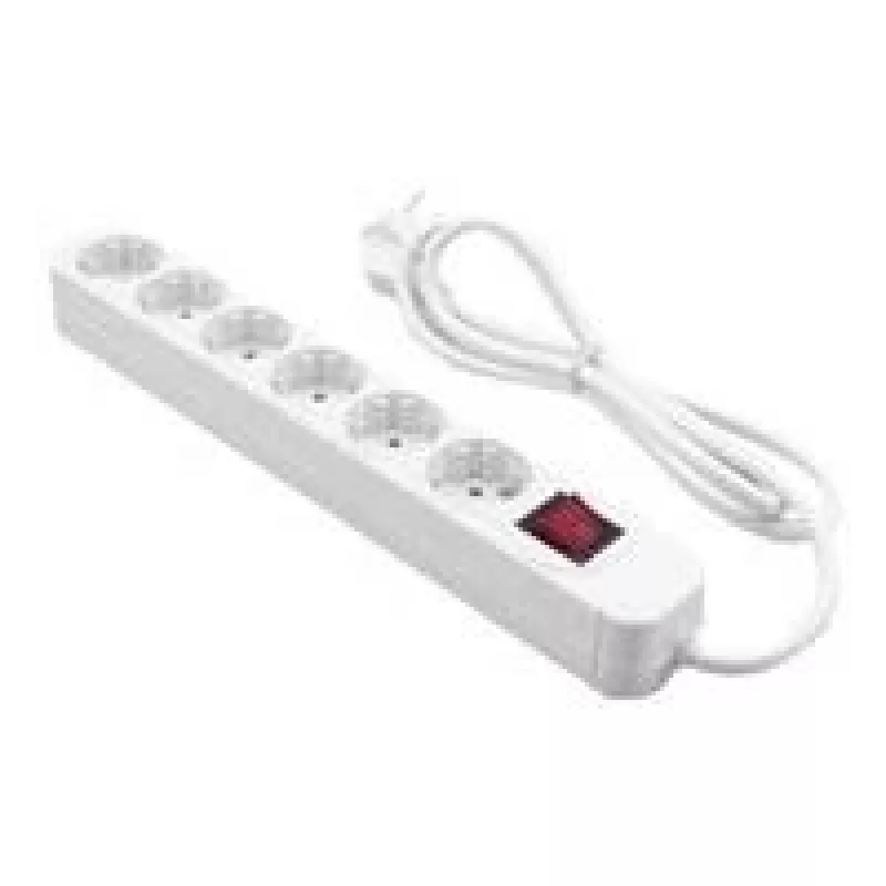 MRCS206 MEDIAR EXTENSION SOCKE 6 krypčių su jungikliu lizdo prailgintuvas (MRCS206)