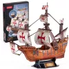 3D dėlionė CubicFun Santa Maria modelis 306-T4038H — kartoninis laivo rinkinys, mastelis nenurodytas