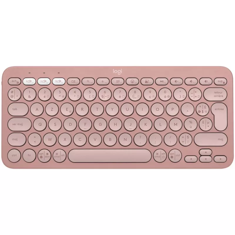 Logitech Pebble Keys 2 K380S Tonal Rose Fra BT N/A-CENT-419 UNIV. (920-011805)