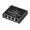 Ethernet mini jungiklis QOLTEC 52293 1x4 RJ45, 1 įėjimo 4 išėjimų nevaldomas tinklo skirstytuvas