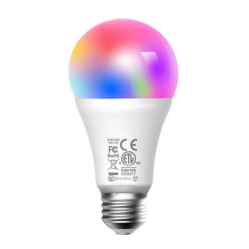 LED lemputė Meross MSL120 Wi‑Fi 9W Non‑HomeKit — išmanioji A60/E27, 9 W, Wi‑Fi valdymas (be HomeKit)