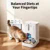 Automatinė gyvūnų šėrykla PETKIT YumShare Dual-hopper 2 su kamera, 5 L talpa, ABS ir 304 nerūdijantis plienas, balta