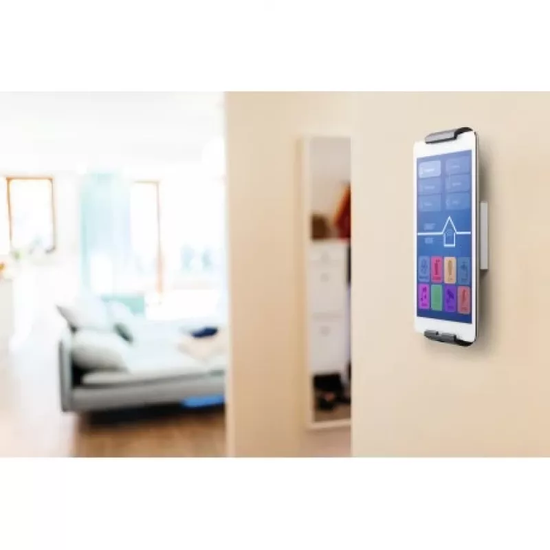 DURABLE TABLET HOLDER WALL - wall mount for tablet - Aluminium, ABS-Plastikas - Sidabrinė (7-13) (893323)