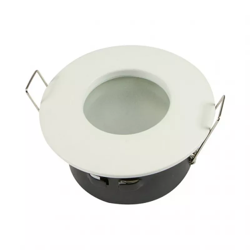 Synergy 21 LED Retrofit GU10 / GX5 - 3 įleidžiamas lubų komplektas IP65 baltas