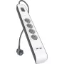 Maitinimo šakotuvas Belkin 525J su 4 Schuko lizdais ir 2 USB-A prievadais, 2 m kabelis