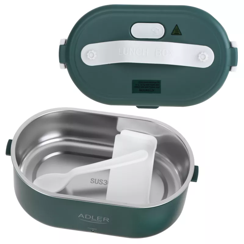 Adler | Šildomas maisto indas | AD 4505g | Talpa 0,8 L | Medžiaga Nerūdijantis plienas/Plastikas | Žalia