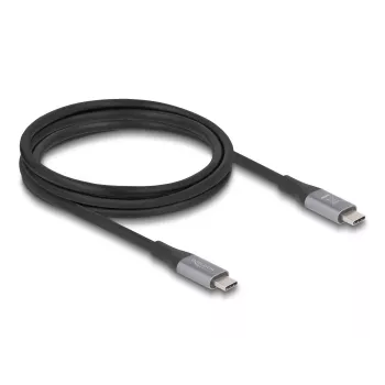 USB laidas DeLOCK 81192 USB4 Gen 2x2 2m USB C juoda/pilka
