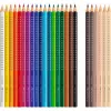 Faber-Castell 112819 Grip Skin Tones spalvoti pieštukai, 18+6