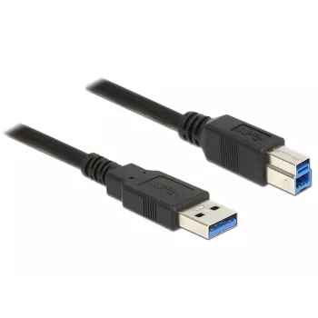 USB kabelis DeLOCK 85069 USB 3.2 Gen 1 3 m USB A USB B Juodas