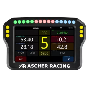 Vairavimo skydelis Ascher Racing 4 colių modelis 76080028 sim lenktynių sistemoms