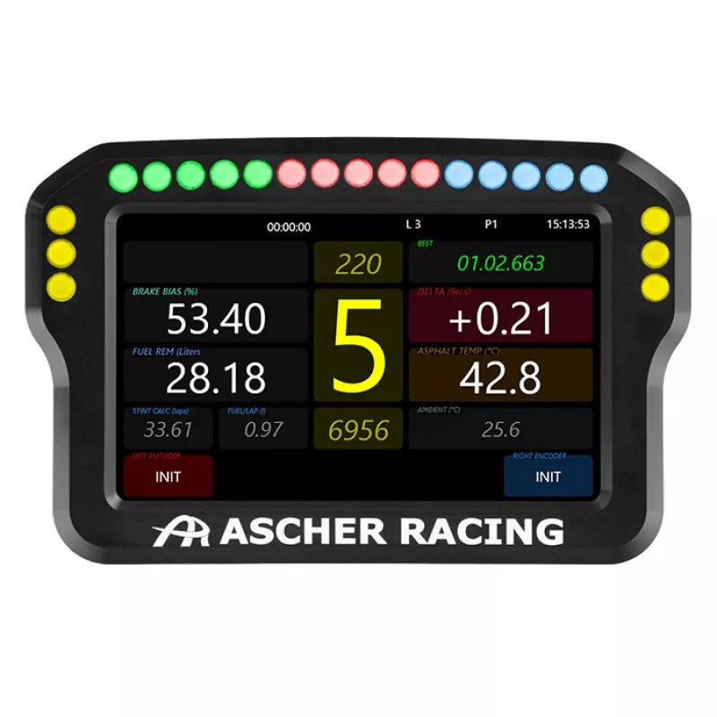 Vairavimo skydelis Ascher Racing 4 colių modelis 76080028 sim lenktynių sistemoms