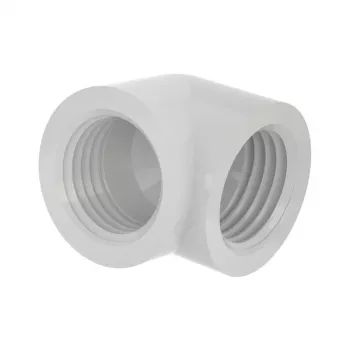 Barrow 90° adapteris G1/4 vid. sr. į G1/4 vid. sr. TDWT90SN-V2 — baltas