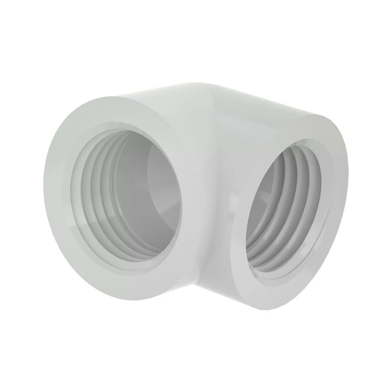 Barrow 90° adapteris G1/4 vid. sr. į G1/4 vid. sr. TDWT90SN-V2 — baltas
