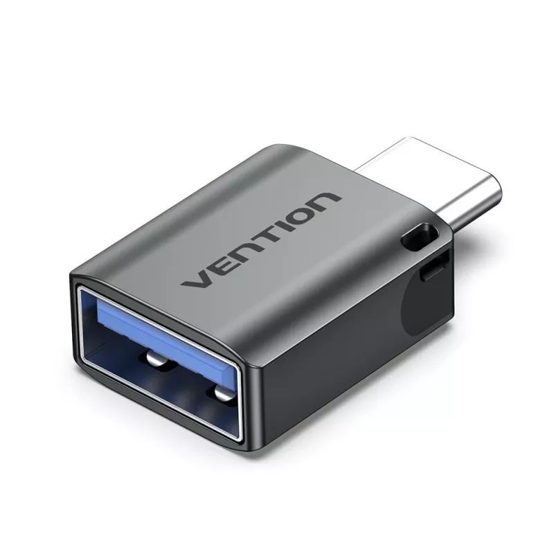 Vention USB-C patinas į USB 3.0 patelę OTG adapteris, pilkas, aliuminio lydinio tipas