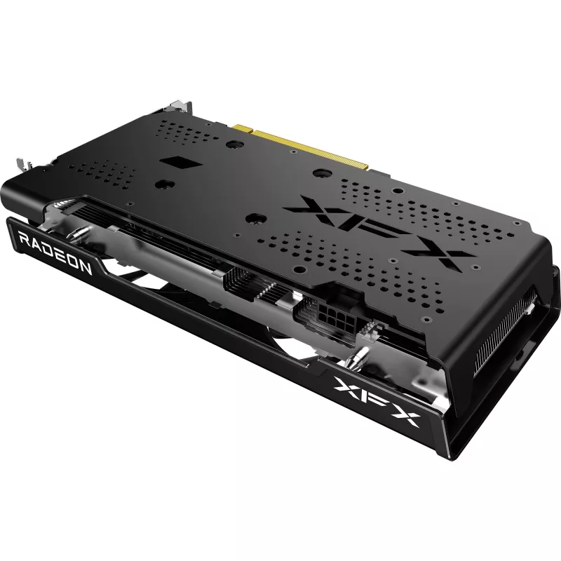Grafikos plokštė XFX Radeon RX 7600 — 8 GB GDDR6, PCIe 4.0, 128 bitų, 2x DisplayPort 2.1, HDMI 2.1, 2 ventiliatoriai