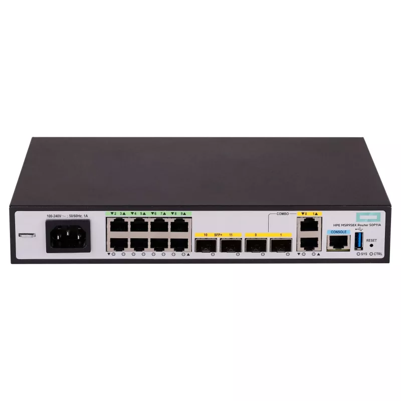 HPE FlexNetwork MSR958X 10GbE ir kombinuotas maršrutizatorius EU en