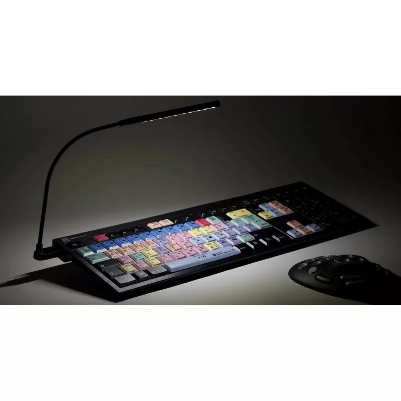Klaviatūra Logickeyboard Adobe Premiere Pro CC QWERTZ vokiška įvairiaspalvė