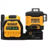 Lazerinis nivelyras DeWalt DCE089D1G18-QW žalias spindulys savaiminis išsilyginimas 360° suderinamas su imtuvu