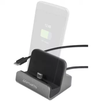 4smarts Charging Dock VoltDock USB-C 60W pilka (541426)