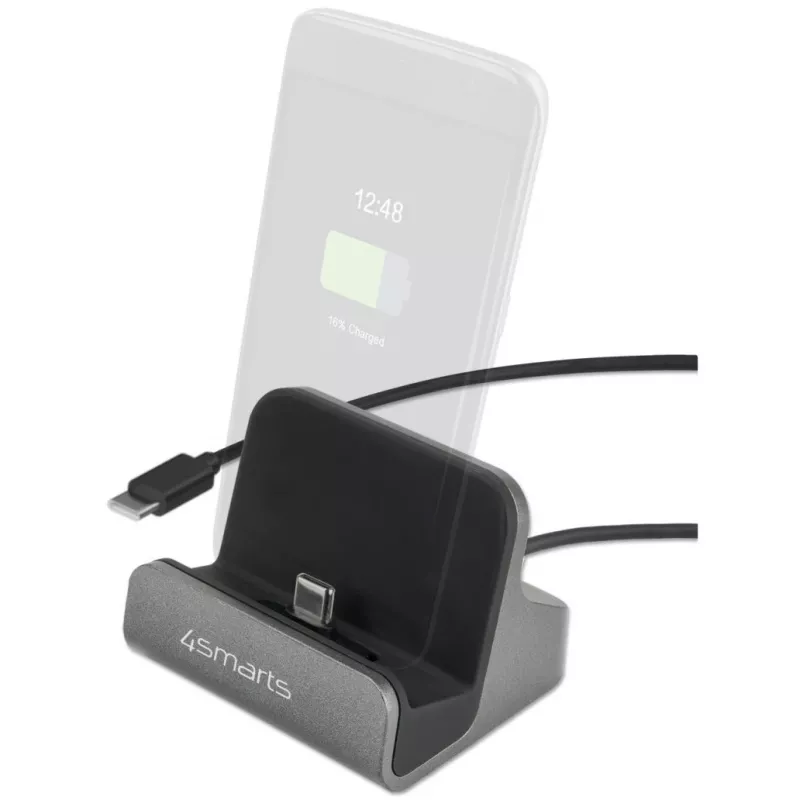 4smarts Charging Dock VoltDock USB-C 60W pilka (541426)