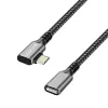 USB3.2 Gen2 Type-C į USB-C/F, PD, 1m