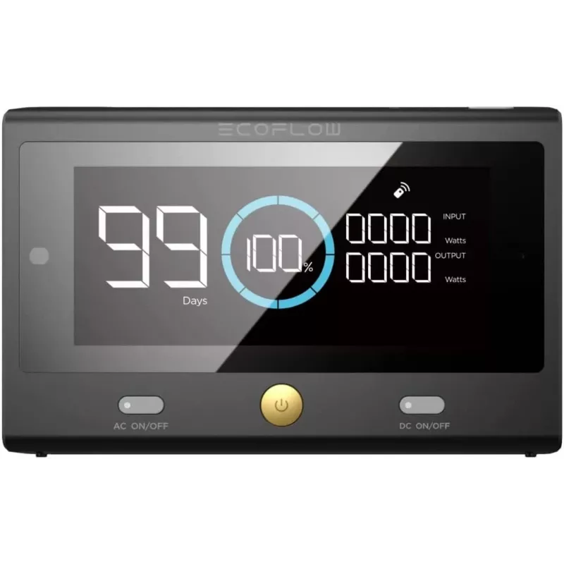 EcoFlow 50049001 nuotolinio valdymo pultas DELTA Pro nešiojamai elektrinei, Bluetooth, juodas