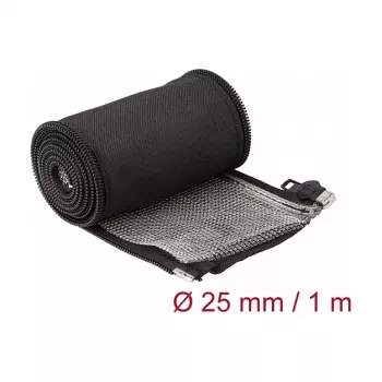 DeLOCK EMI ekranavimo pynė mova 1 m x 25 mm juoda
