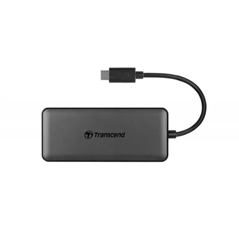 Transcend HUB5C USB 3.2 Gen 2 (3.1 Gen 2) Type-C juoda