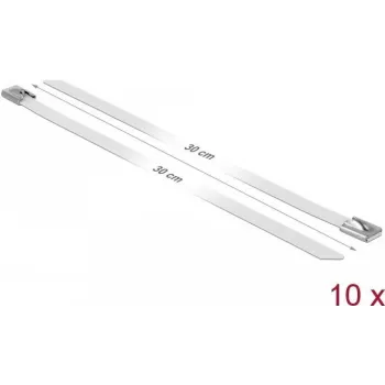 Plieninis kabelių raištis DeLOCK 18822 300mm 10 vnt.