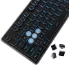 Mechaninė žaidimų klaviatūra White Shark Tachi Juoda US išdėstymas RGB apšvietimas