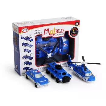 Transporto priemonių rinkinys Popular Playthings Mix or Match Vehicles Police