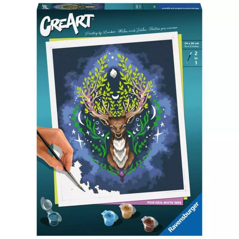 CreArt - Pixie Cold: Mystic Deer, Painting